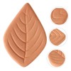 NOLITOY Leaf Shape Sugar Saver Reusable Sugar Softener Terracotta Container