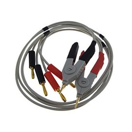 HQ LCR Meter Cable w/ 4 Banana Plug Connectors kelvin clip SMD