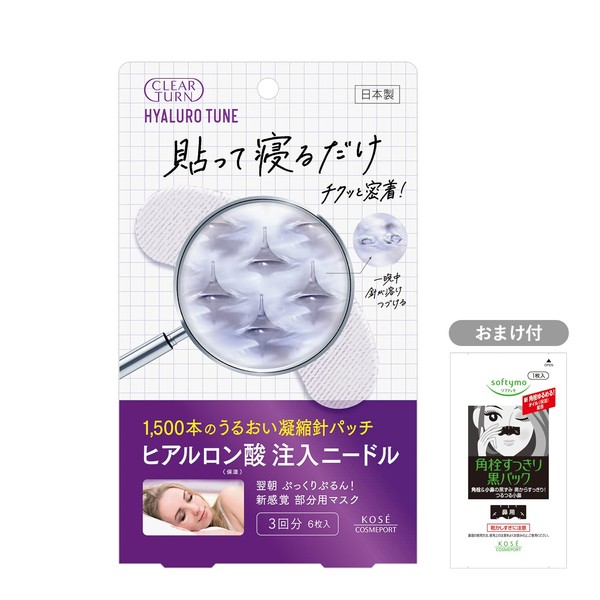 KOSE Clear Turn Hirotune Micro Patches, 3 Patches (Eyes &