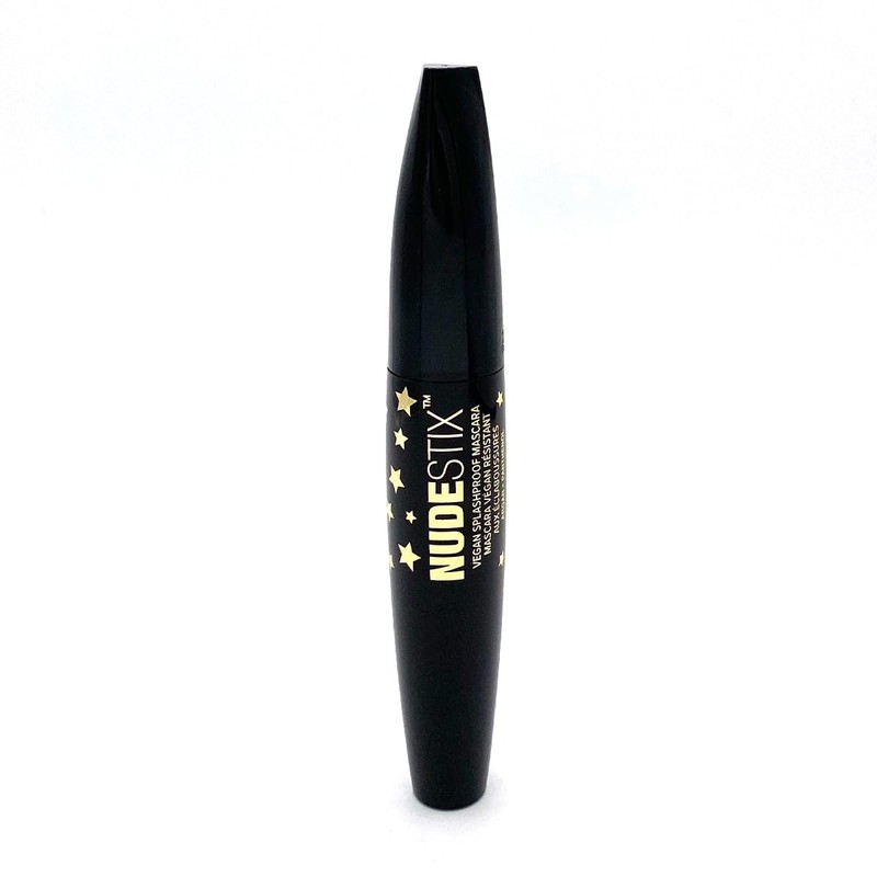 NUDESTIX Splashproof Mascara Vegan Waterproof Mascara with Lash-Nourishing Vitamins Plant-Based