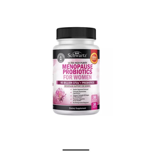 Bioschwartz Support Probiotics for Women, Menopause Relief for Hot Flashes