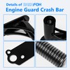 BAKAFOH Motorcycle Engine Guard Crash Bars Falling Protectors Highway Foot