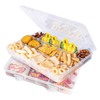 YWKJDDM Snack Box with Compartments, 2 Pcs Snack Box, Snackle