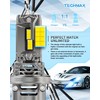 TECHMAX H4 Bulb - 800% Super Brighter, 6500K Xenon White