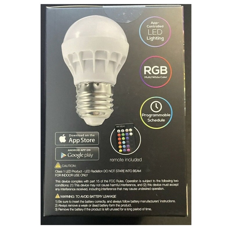 Vibe E-ssential Color Changing Smart RGBW LED Bulb - BT