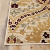 Superior Indoor Area Rug, Jute Backed, Modern Oriental Floral Damask