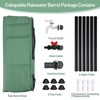 53 Gallon Collapsible Rain Barrel with Zip, 200L Foldable Water