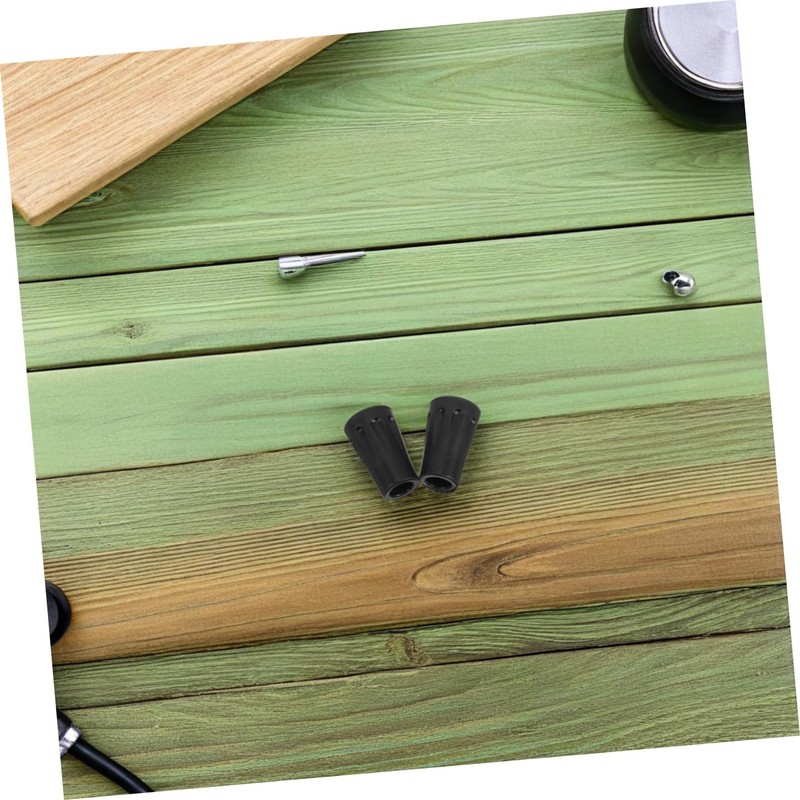 Healeved 30pcs Walking Cane Tips: Shock-Absorbing Rubber Trekking Pole Tips