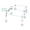 Golden Valley Tools & Tarps 4pc 1" Short Foot Pad