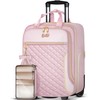 Underseat Carry On Luggage with Wheels, Airline Approved Personal Item