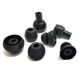 Powerbeats - almohadillas para orejas de silicona para Powerbeats Pro, Powerbeats de 3 y 2 y 4 almohadillas para orejas de repuesto para auriculares Powerbeats de doble brida de goma para Powerbeats