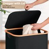 Vincona Slim Laundry Basket with Lid, Narrow Dirty Clothes Hampers