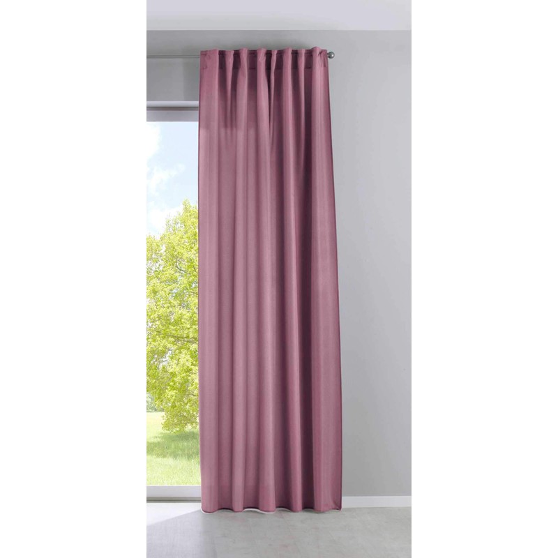 Gardinenbox Cationic Jena 2019037-2 Curtains, Concealed Loops, Set of 2