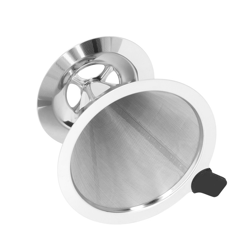 Coffee Dripper Stainless Steel Reusable Pour Over Coffee Dripper for