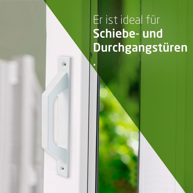 Amig - Türgriff mit geraden Linien aus Alumnium | Weiße