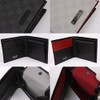 A.S.M (ATERIA SAB MEN) Chair Series Bifold Wallet 152613 Black,