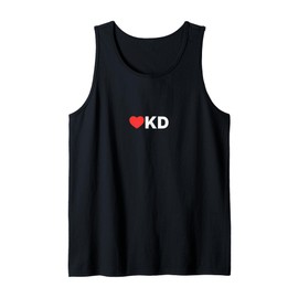 KD Love, Heart Design Loved by Anyone who Likes KD Tank Top