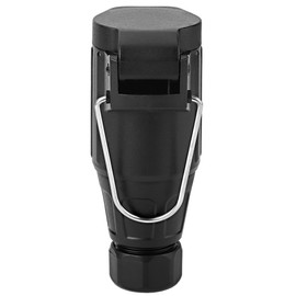 13-Pin Trailer Plug, Plastic 12V 13 Pin Trailer Socket Wiring Connector Adapter for Caravan Towbar Towingfor 13 pin female flying socket13 pin trailing socket13 pin trailer socket+13 pin inline socke