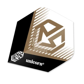 Unicorn Ross Smudger Smith Dart Flights, Gold/Black, AR1
