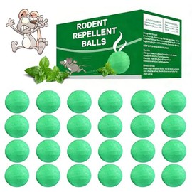 Natural Peppermint Oil Rodent Repellent - 24 Pack