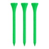 IZZO Golf Wood Golf Tees, 3.25 Inch, Neon Green (Pack