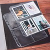 XiowDow 12pcs A5 Binder Pockets Clear PVC Card Holder Top