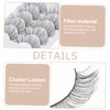 FOMIYES 25pairs Chemical Fiber False Eyelashes Natural Lashes for Makeup