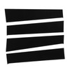 4pcs Black Pillar Posts Door Trim B Pillar Posts Door