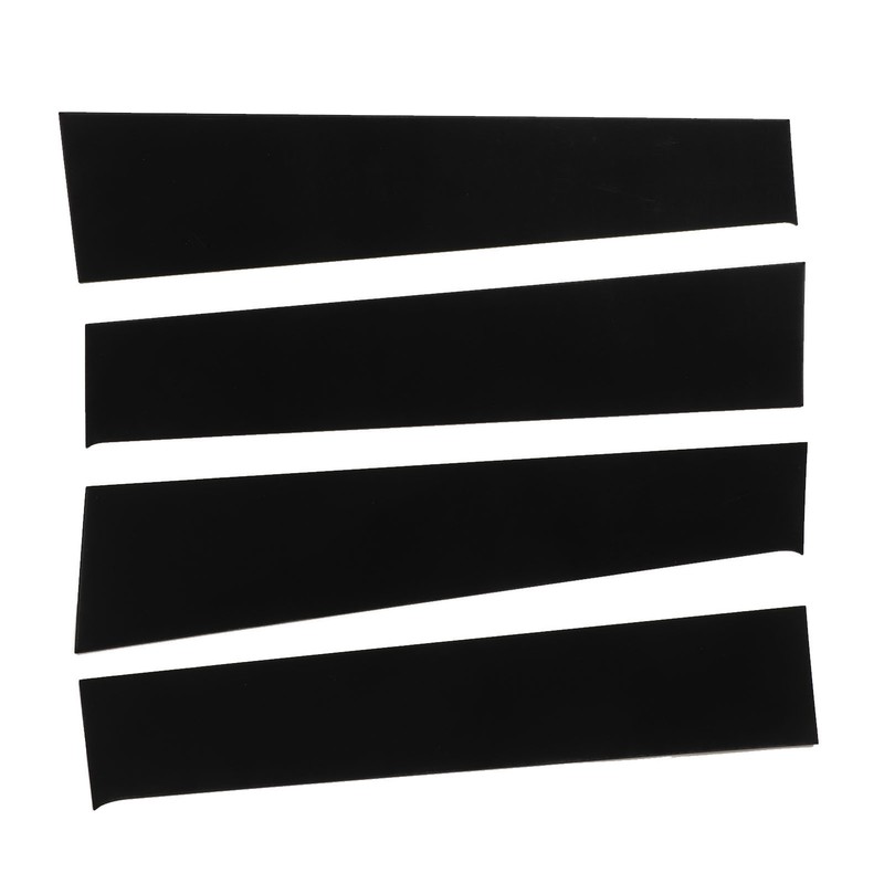 4pcs Black Pillar Posts Door Trim B Pillar Posts Door