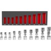 12030 Flare Nut Socket Set, 10pc, 10-19 mm 3/8" Drive