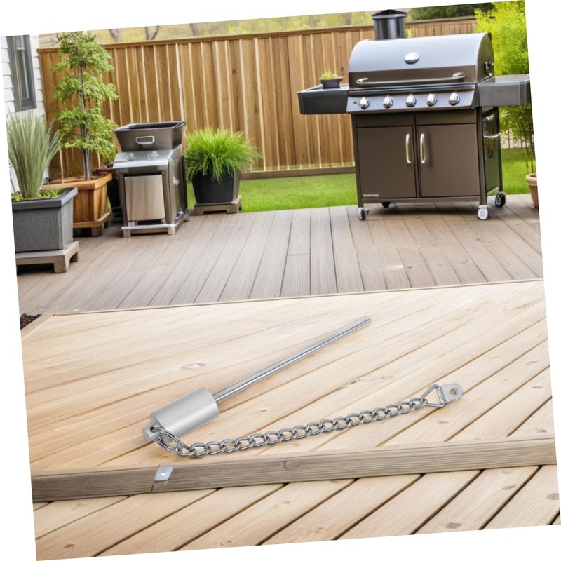 Gatuida Patio Umbrella Pin Chain Stabilizer Metal Fixed Accessory for