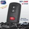 KEYECU 2* Shell Case For Toyota 4Runner Tacoma Prius Smart
