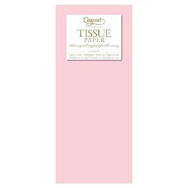 Caspari Solid Tissue Paper in Baby Pink - 40 Sheets Included
