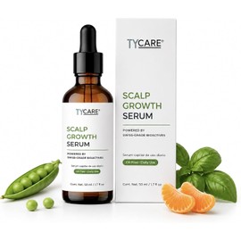 Suero Capilar Scalp Growth Serum – Apariencia de Mayor Densidad y Cabello Más Fuerte Con AnaGain™, RootBioTec™ HO, MelanoGray™, Cafeína, Niacinamida y Ácido Hialurónico Sin Siliconas ni Parabenos Hombre y Mujer - 50 ML