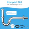 SURFOU Siphon Sink Drain Fitting G 1 1/4 Inch, Drain