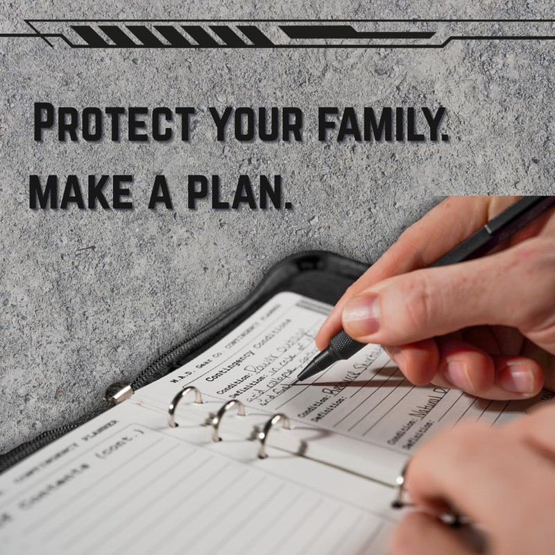 All-Weather Emergency Planner: Waterproof & Tear-Proof, for Family Safety &