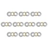 sourcing map 10pcs F9-20M Thrust Ball Bearings 9mm x 20mm