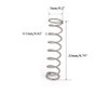 TA-VIGOR 10Pcs Extended Compressed Spring, 5mm OD,0.5mm Wire Size,20mm Length