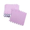 10pcs Plush Puzzle Floor Foam Mat Tiles Fluffy Cuttable Anti
