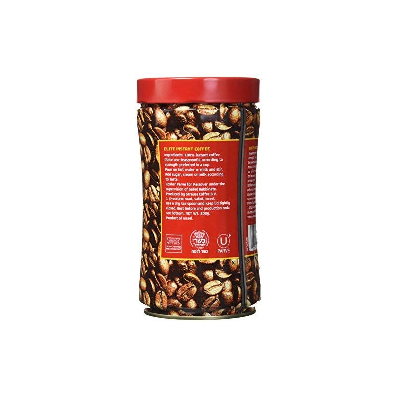 Elite Instant Coffee, 7oz (3 Pack) | Kosher for Passover,