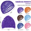 6 Piezas Red para Cabello Elástica, Tubi para Dormir, Tubi