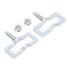 2pcs Exhaust Manifold Clamp Repair Kit Manifold Stud Clamp Replacement