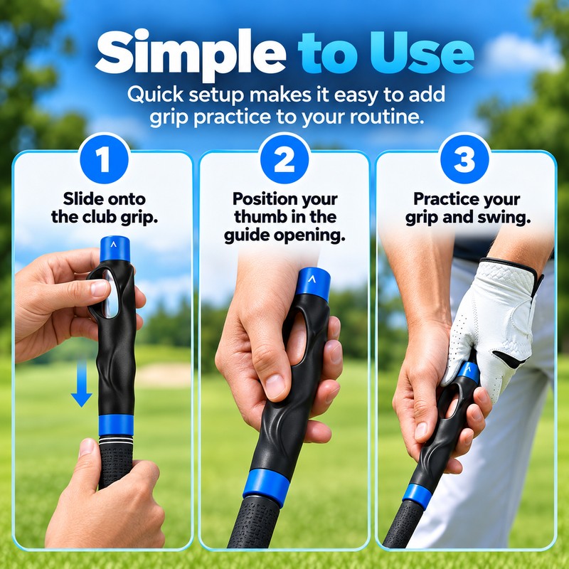 Golf Grip Trainer for Beginners – Hand Position Correction Practice