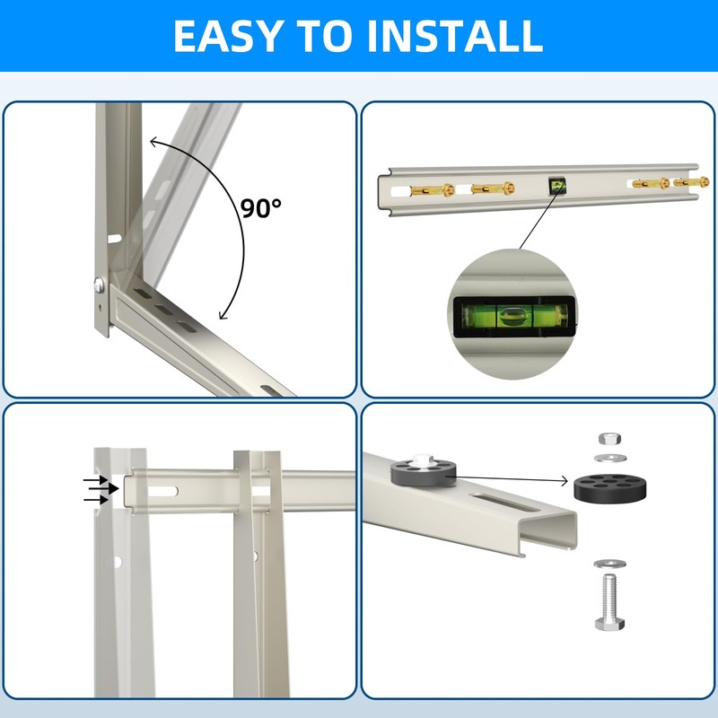 XKV Quick-Install Heavy-Duty Wall Bracket for 7000-36000 BTU Split Air