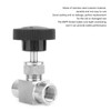 Stainless Steel BSPP Female Thread Straight Needle Valve for Water