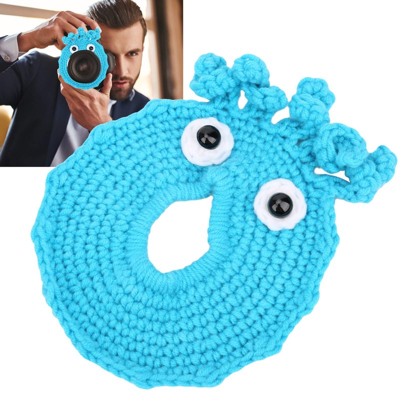 Shutter Huggers Hand Knitted Camera Lens Decorative Ring Camera Support