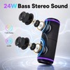 Magnetic 2-in-1 Portable Bluetooth Speaker, 24W Split Stereo Sound with