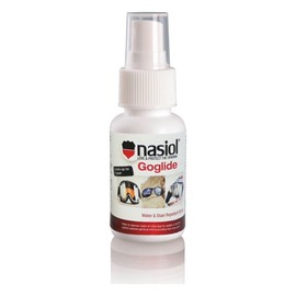 Nasiol GoGlide Nano Rain Repellent for Motorcycle and Helmet Visor, Visor Proof Spray-On Waterproofing, Adds Water Repellency and Enhances Clear Vision on Motorcycle Visors and Ski Goggles