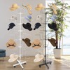 TFCFL Modern Hat Rack Stand 7 Tier Large Freestanding Hat