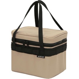 Vastland Soft Cooler Box, Small, Cold Storage Bag, 16.9 fl oz (5 L), Holds 6 Cans x 16.9 fl oz (500 ml), Tan